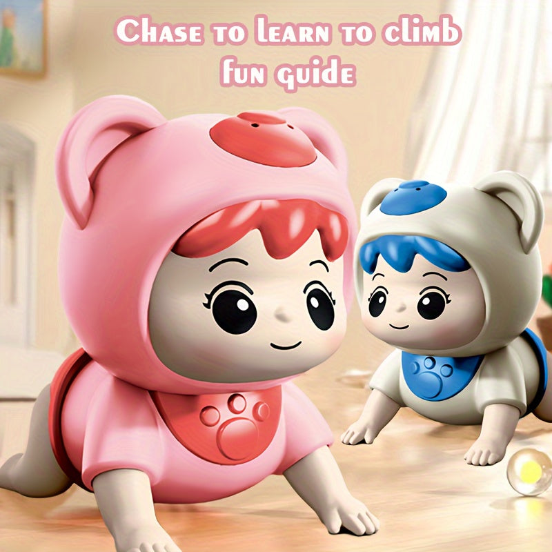 Interactive Crawling Baby Toy with Music & Lights Singing Mode