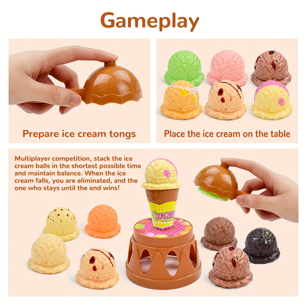 Ice Cream Folding Fun Interactive Parent Youngsters Desktop Game