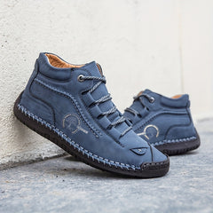 Men's Vintage Lace Up Boots Comfortable Ankle Chukka Boots