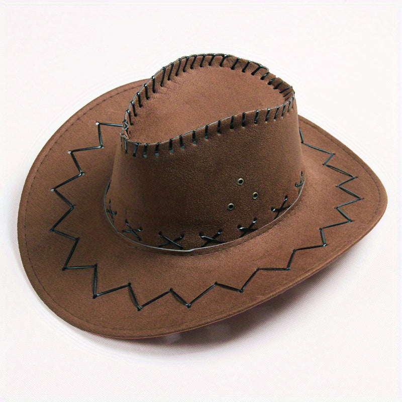 Breathable Sunshade Cowboy Hat Retro Knight Hat