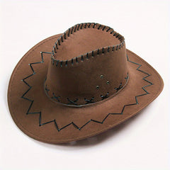 Breathable Sunshade Cowboy Hat Retro Knight Hat
