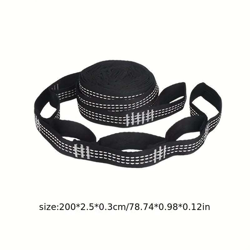2pcs 2m Hammock Strap Outdoor Camping Hammock Garden Swing Straps Rope