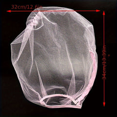Sheer Tulle Bridal Veil with Elastic Band