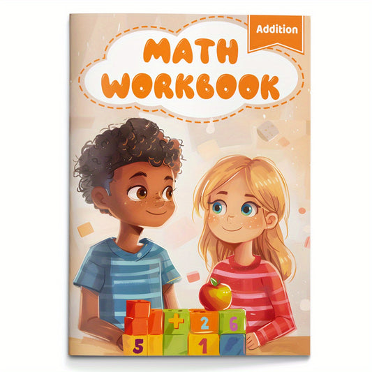 Kids Math Workbook Set: Addition Subtraction Multiplication Division Exercises