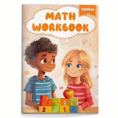 Kids Math Workbook Set: Addition Subtraction Multiplication Division Exercises