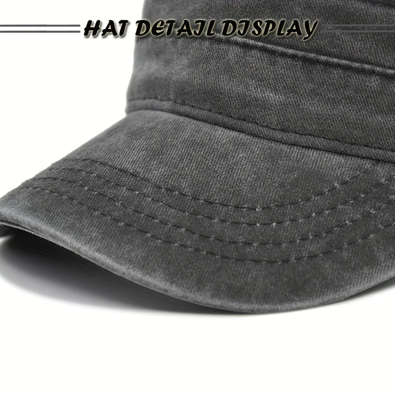 Casual Cotton Military Cap - Stay Stylish & Protected
