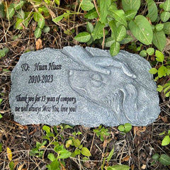 Personalized Pet Dog Memorial Stones Custom Pet Tombstone