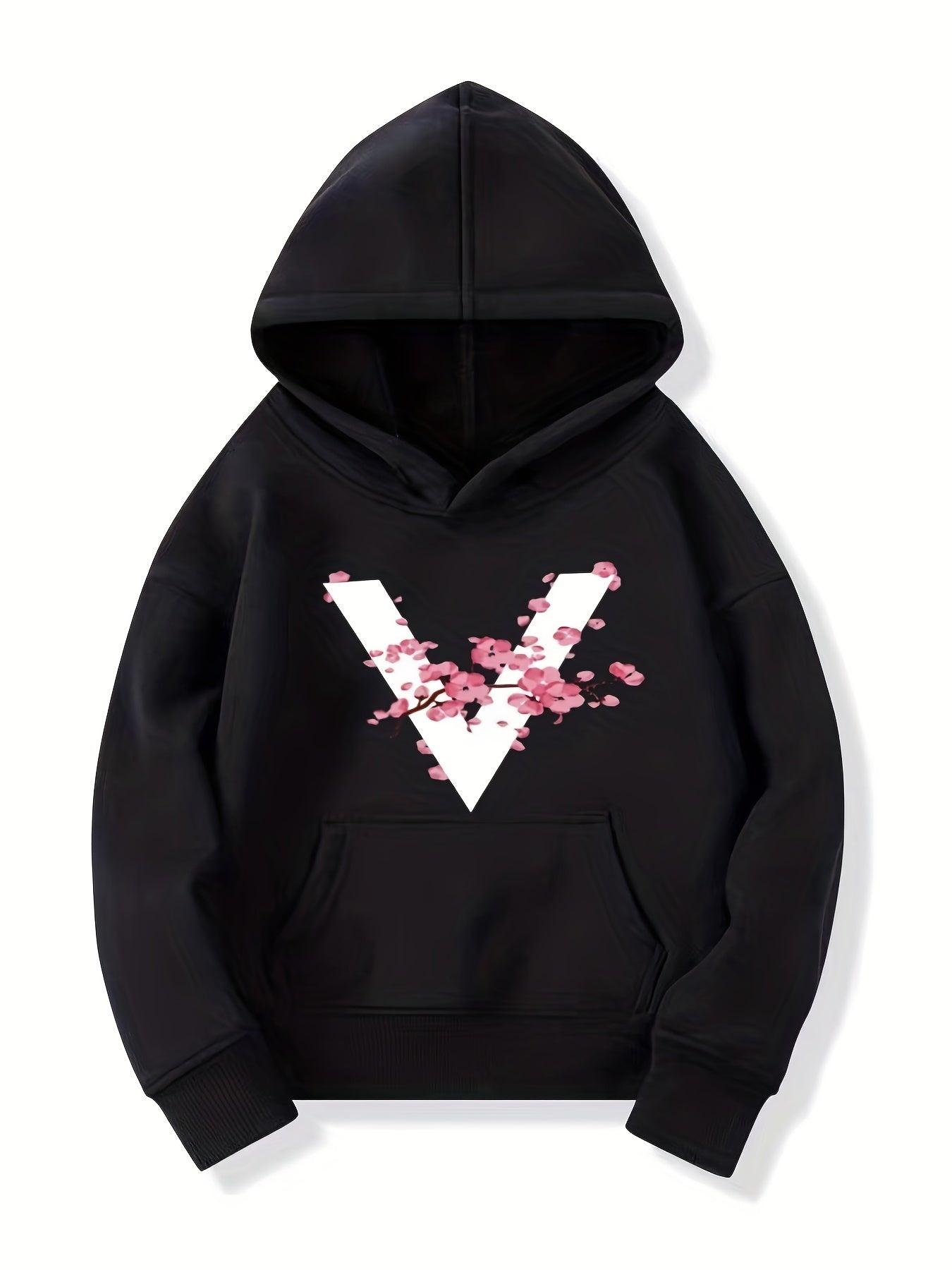 Girls' Long Sleeve Casual Hoodie Sweatshirt With Pocket