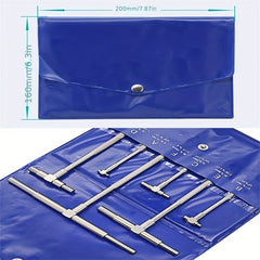 6pcs 8 150mm Telescoping Gauge Set Inner Diameter Hole Gauge Inside Measuring