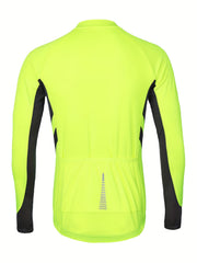 Quick Drying Men's Cycling Jersey with Pocket