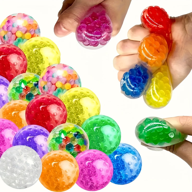 8pcs Soft Rubber Sensory Squeeze Balls for Rewards & Holidays