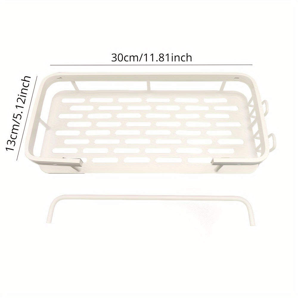 Kitchen Storage Rack Wall mounted Without Punching Household Rack