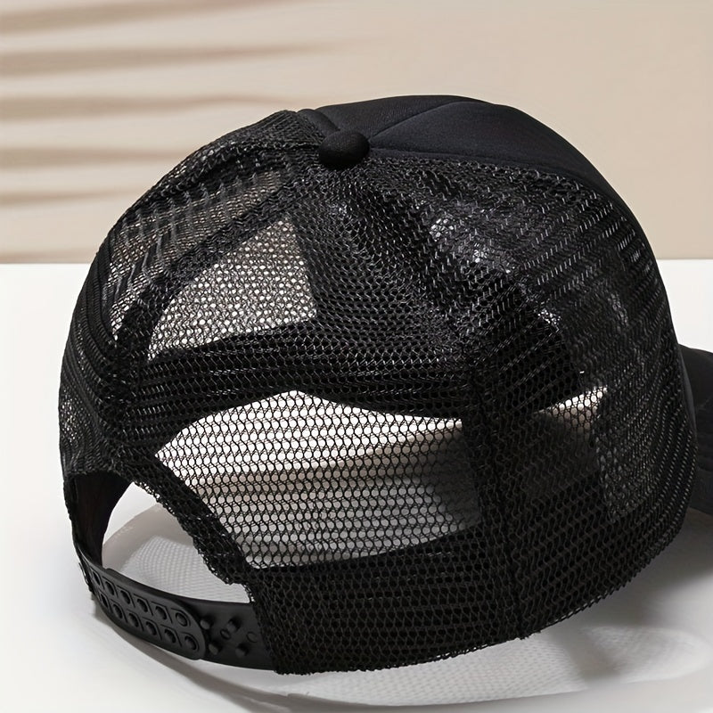 Thorns Print Baseball Cap Men's Summer Sunshade Trucker Cap