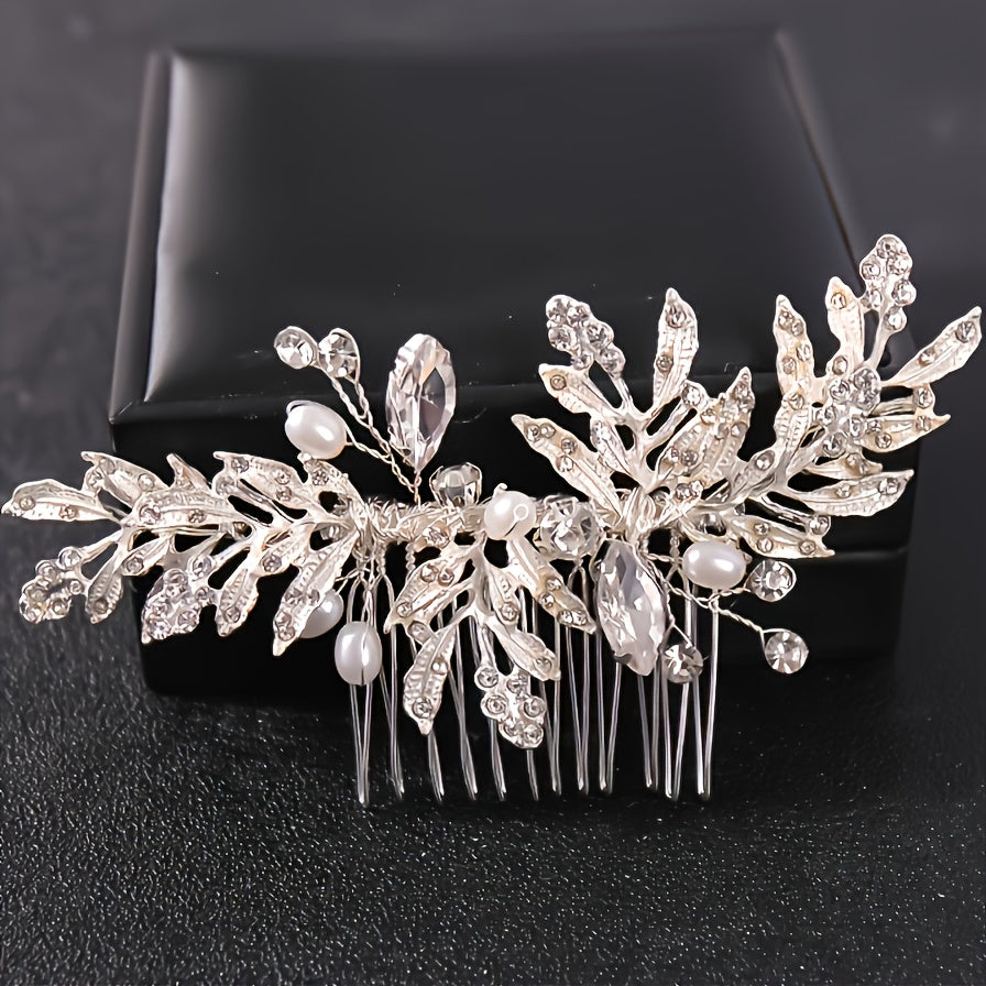 Bridal Vintage Headpiece Crystal Hair Comb