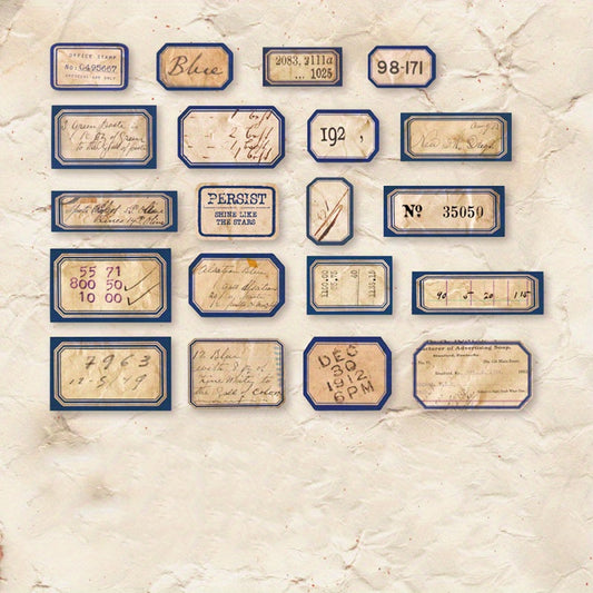 40pcs Vintage Washi Stickers Decorative Art Supplies