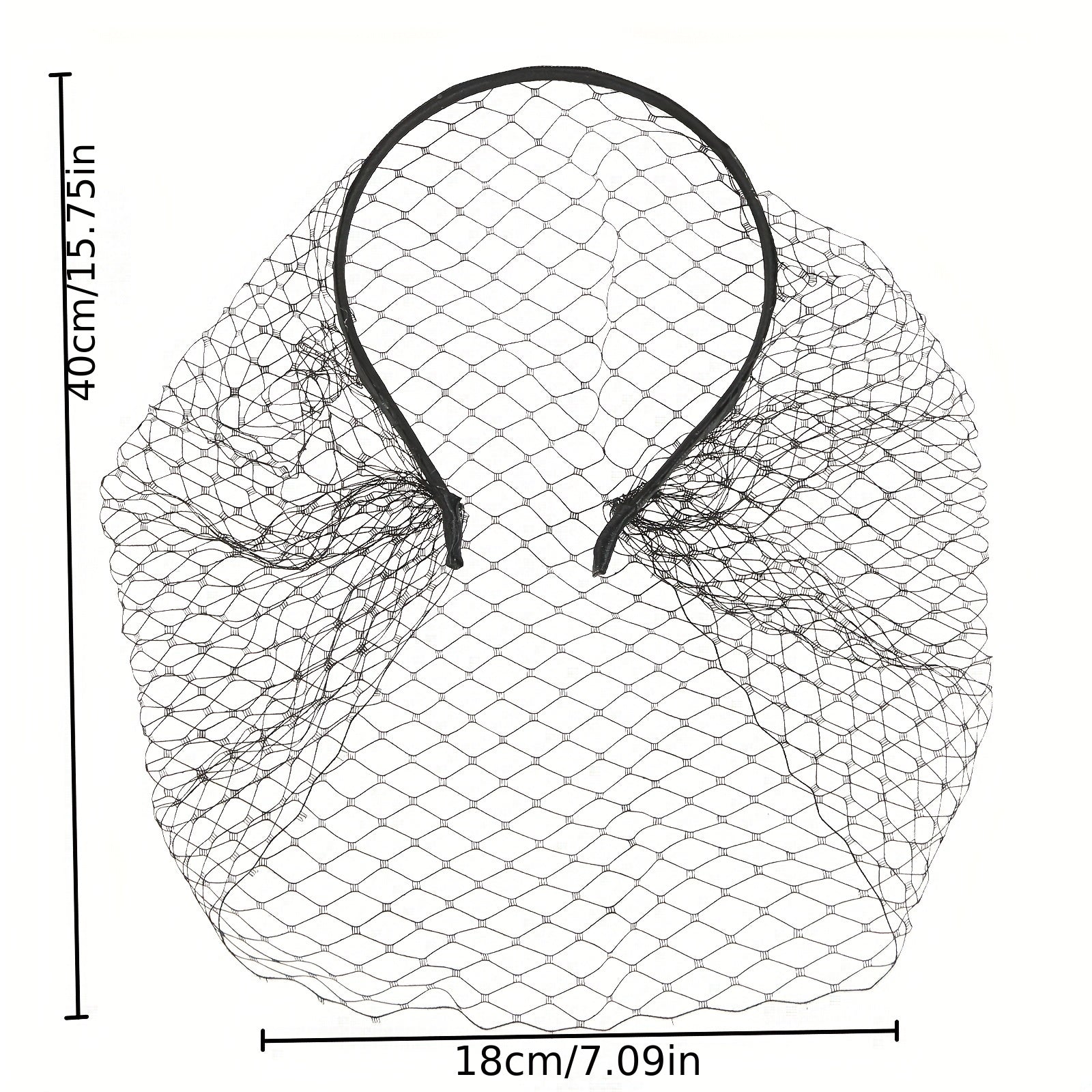 Vintage Bridal Short Veil 1920s Flapper Fascinator Mesh Single Layered Birdcage