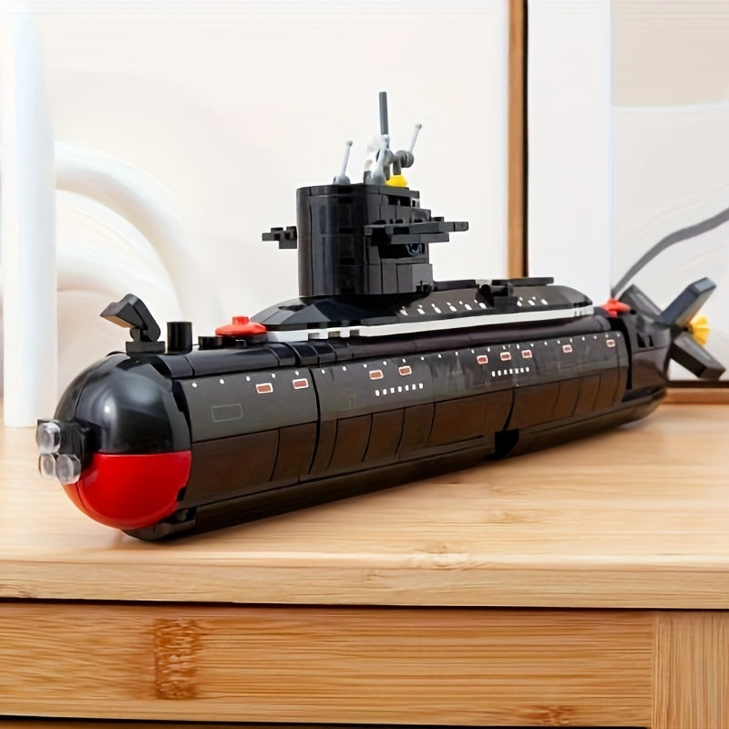 Submarine Building Block Model Kit ABS Plastic Construction Toy Set