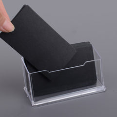 Acrylic Business Card Holder Desk Organizer