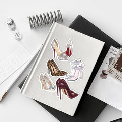 50pcs High Heels Series Waterproof Stickers