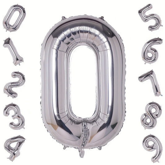6Cm Big Numbers 0-9 Birthday Party Decorations Foil Mylar Balloon