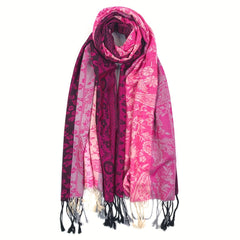 Vintage Style Viscose Windproof Scarf Casual Wear