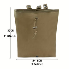 Tactical Folding Dump Pouch Utility Tool Bag Military Molle Drawstring
