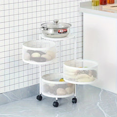 1pc Snack Cart Bedroom Storage Box Mobile Storage Cart Room Decor