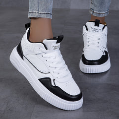Women's Stylist Board Shoes Round Toe Platform Sports Sneakers