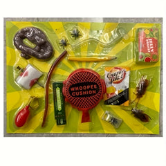 Halloween & April Fool's Prank Set: Cockroach, Moth, Chewing Gum, Fecal Pad