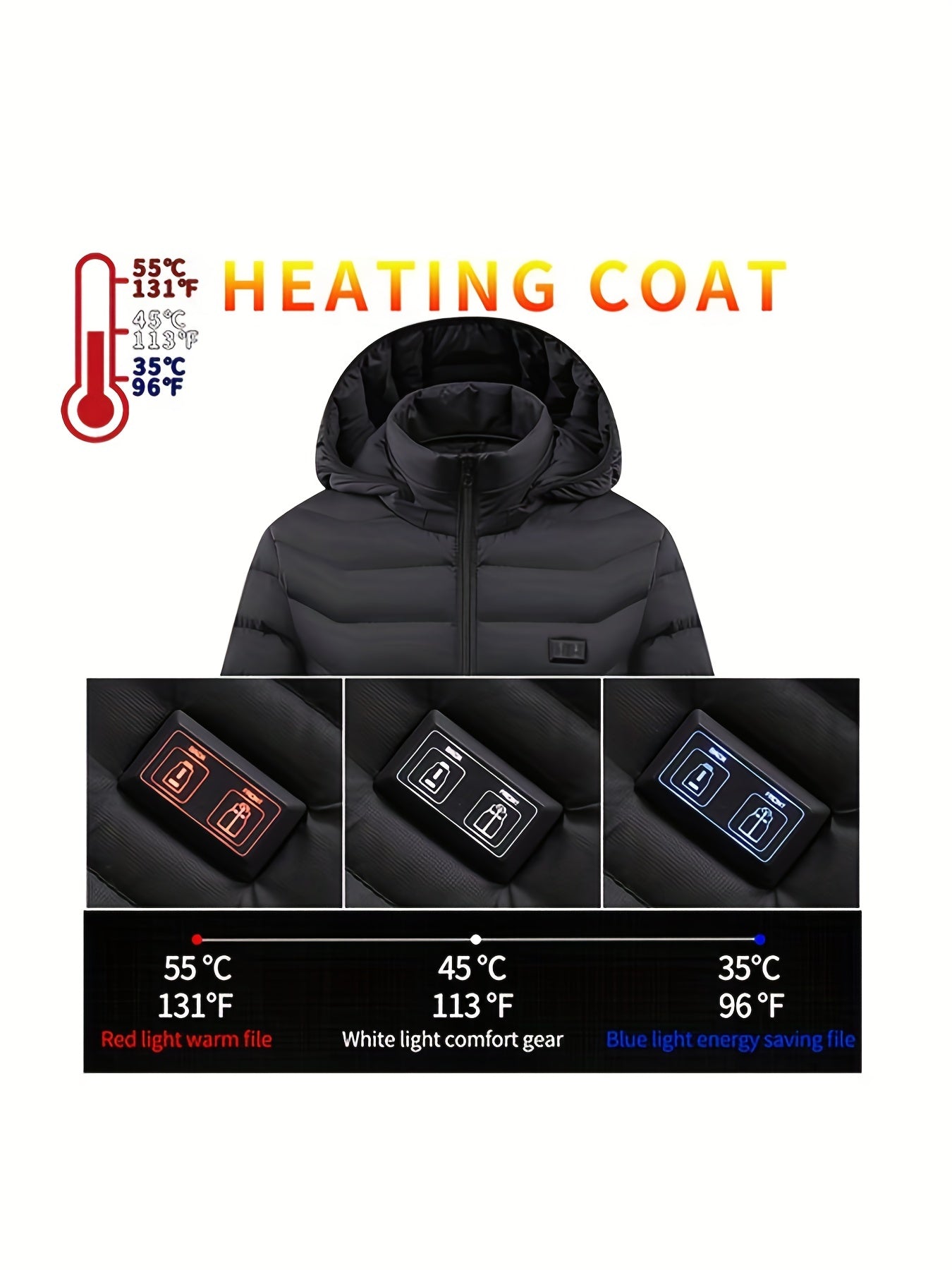 Women's Waterproof Lightweight Jacket with Heating