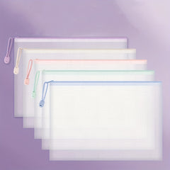 5pcs Waterproof Mesh Zipper Storage for Home Office and Travel