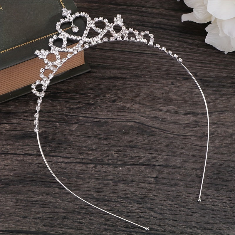 Kids Crystal Rhinestone Crown Hair Band