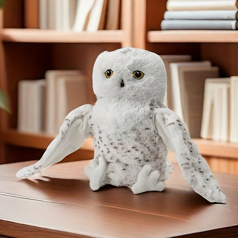 Snowy Owl Hand Puppets 7.87in for Family Role Playing