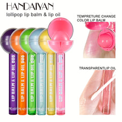1 Pcs Lollipop Lip Balm & Lip Lip Balm & Lip Duo 2 IN 1