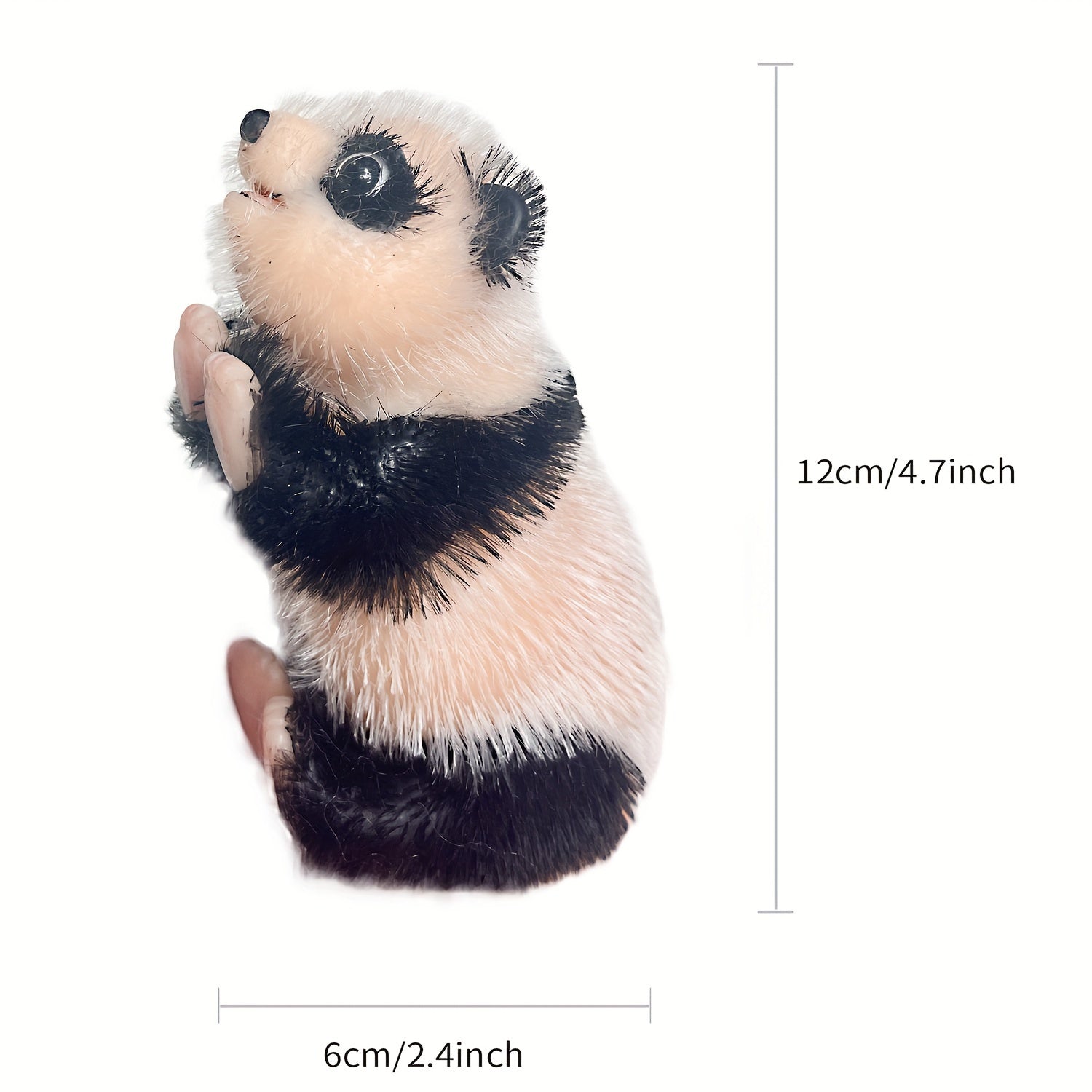 Soft Silicone Animal Dolls Hedgehog Panda Hamster Lifelike Reborn Dolls