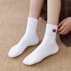5 Pairs Cartoon Animal Socks Women's Stockings & Hosiery