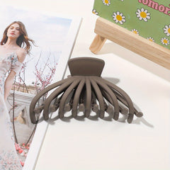 Frosted Hair Claw Style Back Head Hair Clip Non slip Hair Accessories