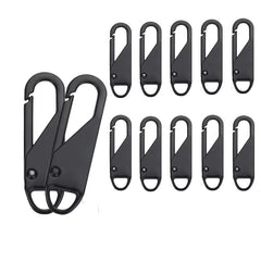 10pcs Zipper Puller Replacement Parts for Luggage School Bag Repair Kit