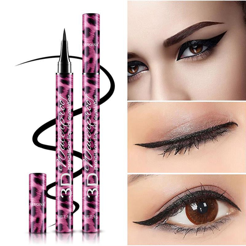 Leopard Mascara Eyeliner Set Waterproof 4D Fiber