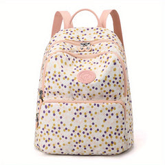 Flower Print Backpack Carry On Travel Bag For Luggage