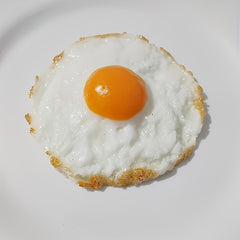 Realistic Fried Egg Prop for Photography Kitchen Display