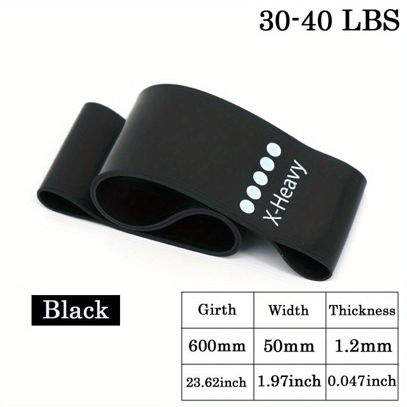 Yoga Resistance Belt for Leg Thigh Hip Arm Training Elastic Tpe Pilates
