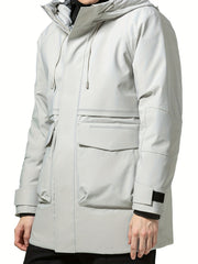 Men's Outdoor Warm Thermal Hooded Jacket for Autumn & Winter