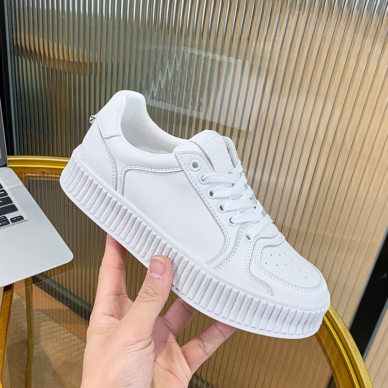 Women's Minimalist Solid Casual Board Shoes Comfortable And Breathable