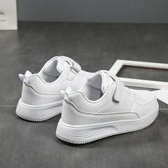 Kids Solid Low Top Sneakers Lightweight Anti Slip Outdoor Shoes