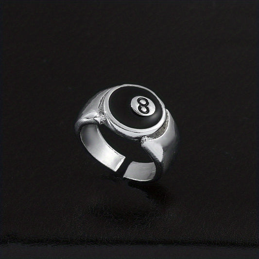 Men's Oil Drop Finger Ring No 8
