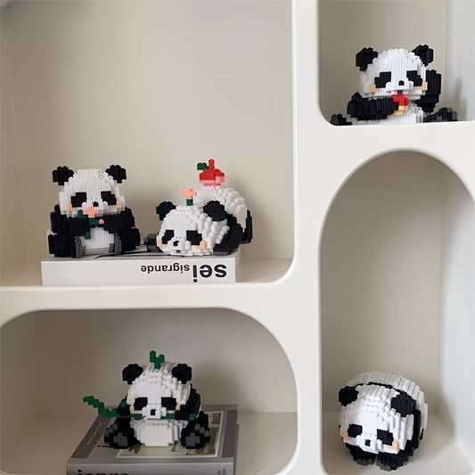 1065pc National Treasure Panda Building Blocks Set