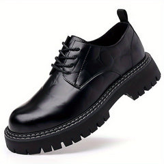 Men Leather Loafer Shoes Slip On Lightweight Dress Shoes Durable Non Slip