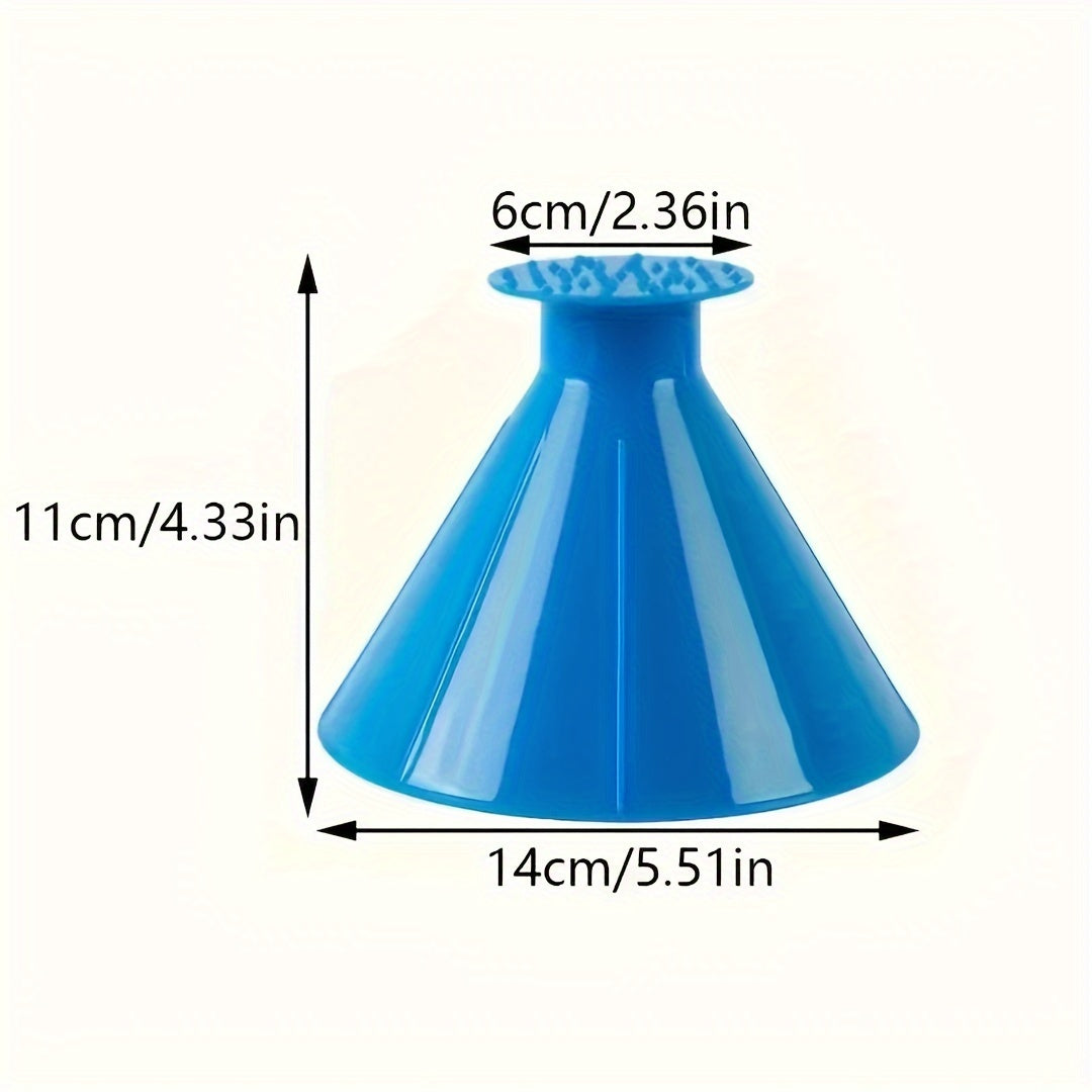 2pcs Funnel Shaped Ice Scraper Car Windshield Snow Scrapers