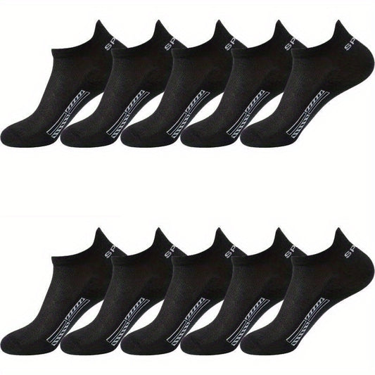 10pairs Boys Kids Thin Sweat Absorption Sports Short Socks